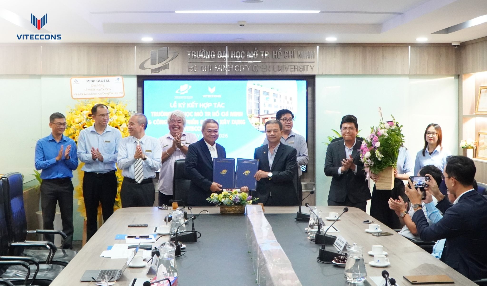VITECCONS KÝ KẾT HỢP TÁC CÙNG KHOA XÂY DỰNG – TRƯỜNG ĐẠI HỌC MỞ TP.HCM