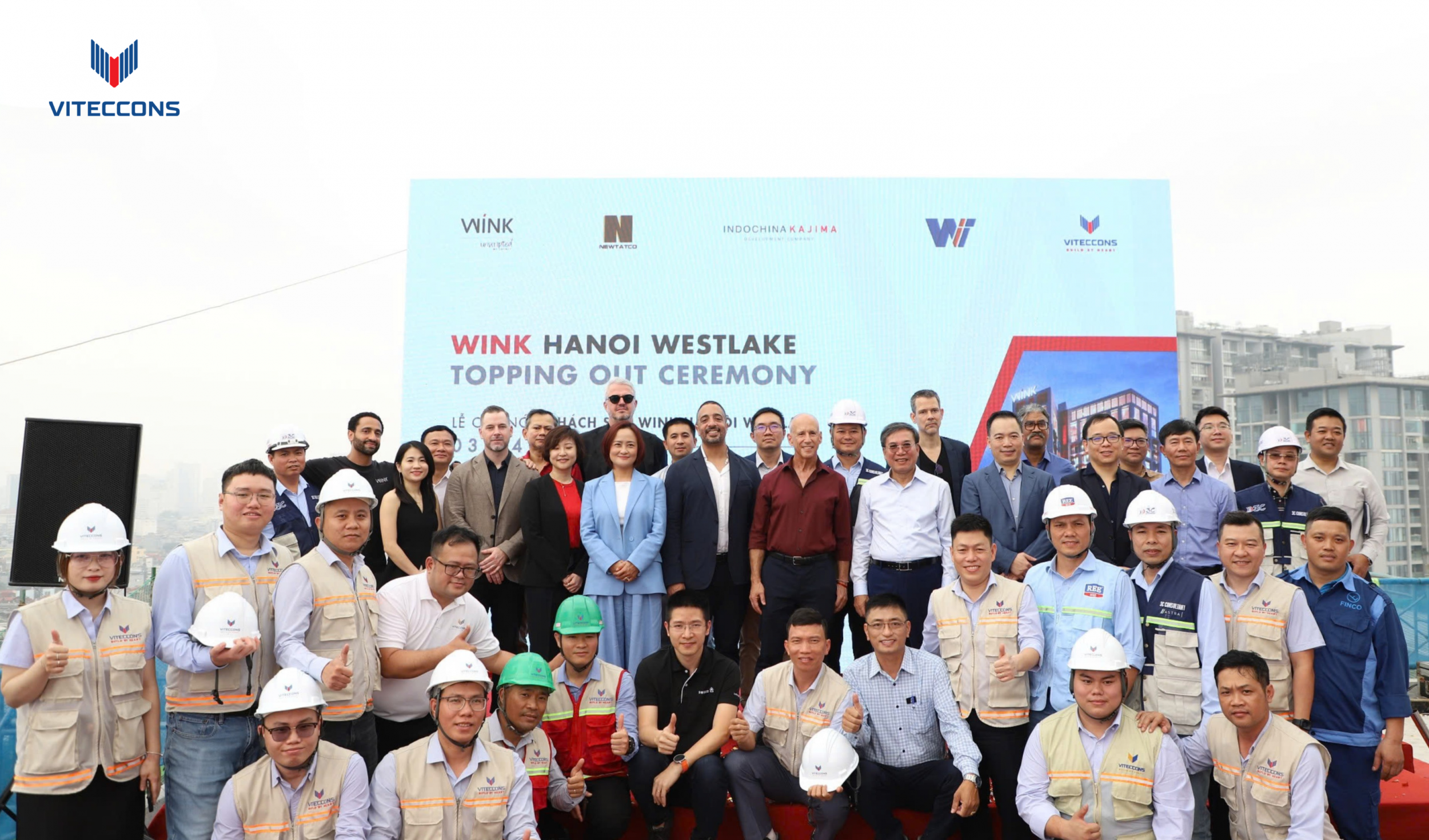 CHINH PHỤC “BÀI TOÁN” CAO TẦNG GIỮA LÒNG THỦ ĐÔ, VITECCONS CẤT NÓC WINK HÀ NỘI WESTLAKE – DỰ ÁN TIÊU CHUẨN QUỐC TẾ