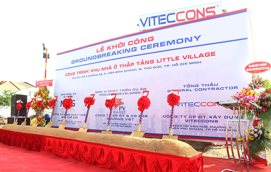 Viteccons khởi công dự án Little Village Thủ Đức