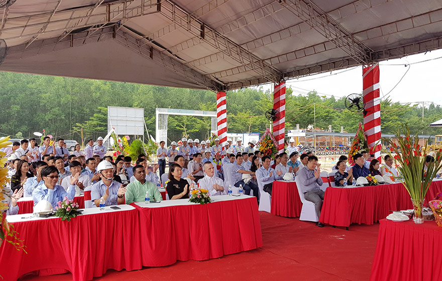 Viteccons Groundbreaking Ceremony Sai Gon 3 Jean Factory Project