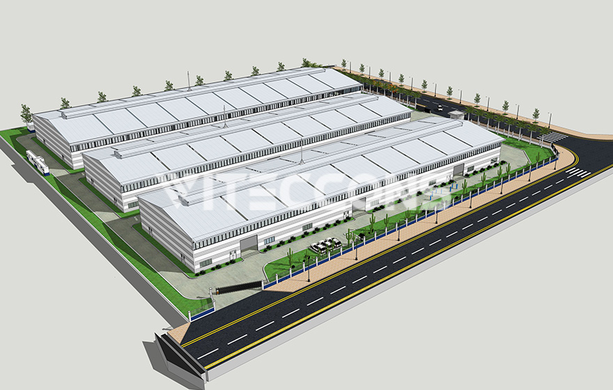 VITECCONS GROUNDBREAKING CEREMONY PROJECT DESING & BUILD ACCORDING LEED STANDARD AT “PHUONG NAM PANEL FIREPROOF FACTORY”