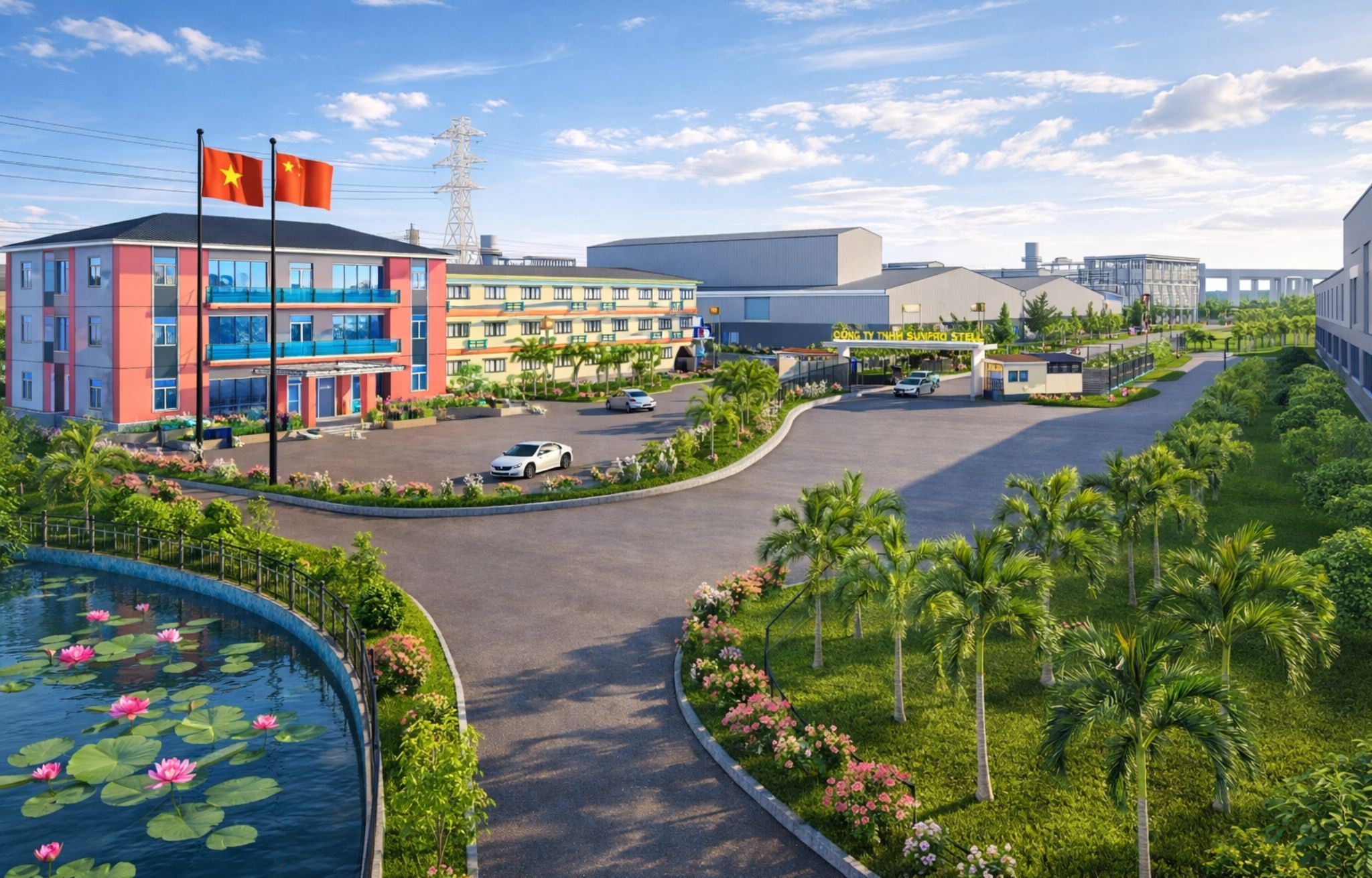 NHÀ MÁY SUNPRO STEEL