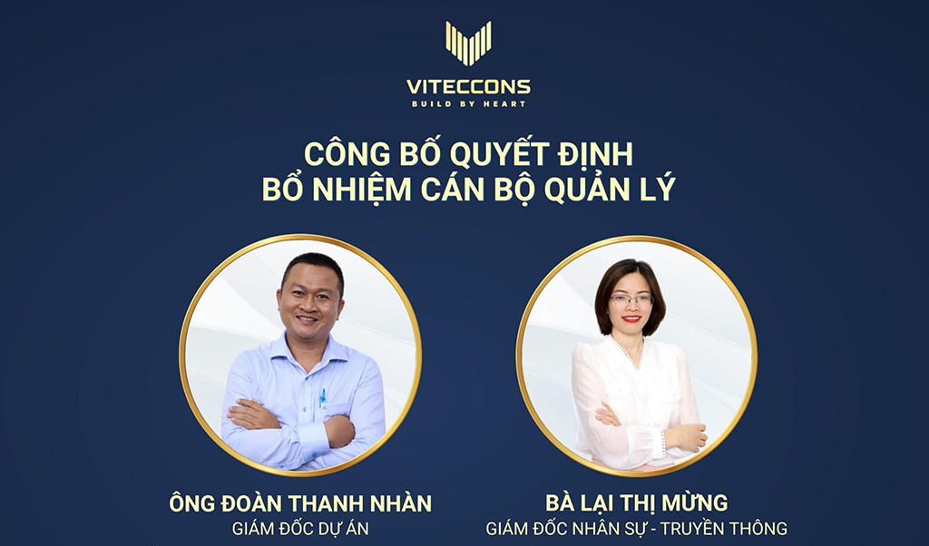 VITECCONS BỔ NHIỆM CÁN BỘ QUẢN LÝ