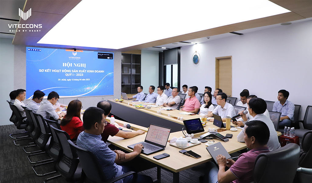 VITECCONS ORGANIZES FIRST QUARTER PRODUCTION AND BUSINESS REVIEW CONFERENCE - 2023