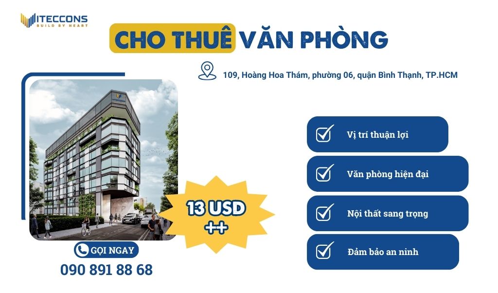 VITECCONS CHO THUÊ MẶT BẰNG VĂN PHÒNG