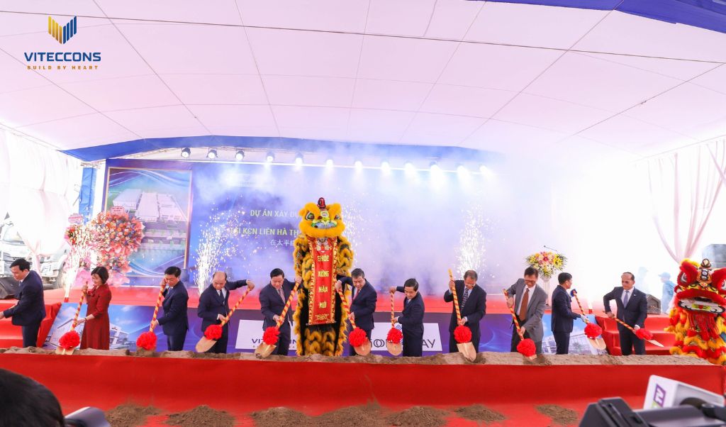 LUNAR NEW YEAR OF THE DRAGON - VITECCONS BREAKS GROUND ON GOOD WAY VIETNAM FACTORY CONSTRUCTION PROJECT.