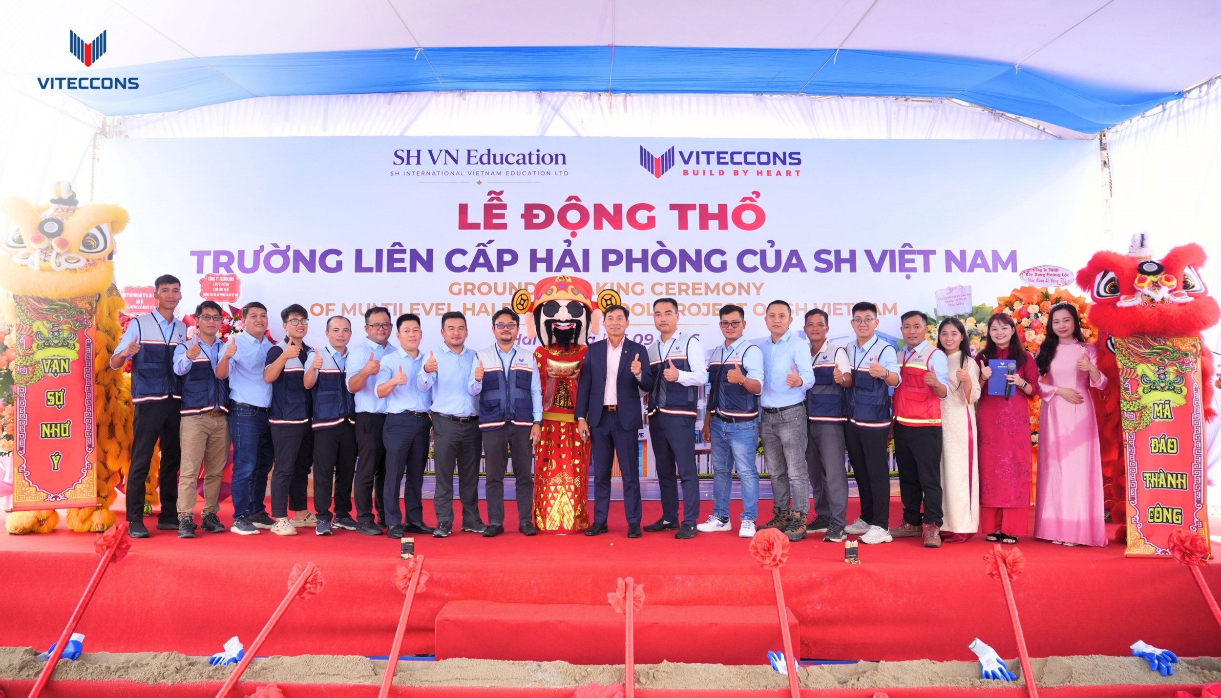 Tập thể Viteccons quyết tâm đưa dự án về đích chất lượng, đúng tiến độ và an toàn.