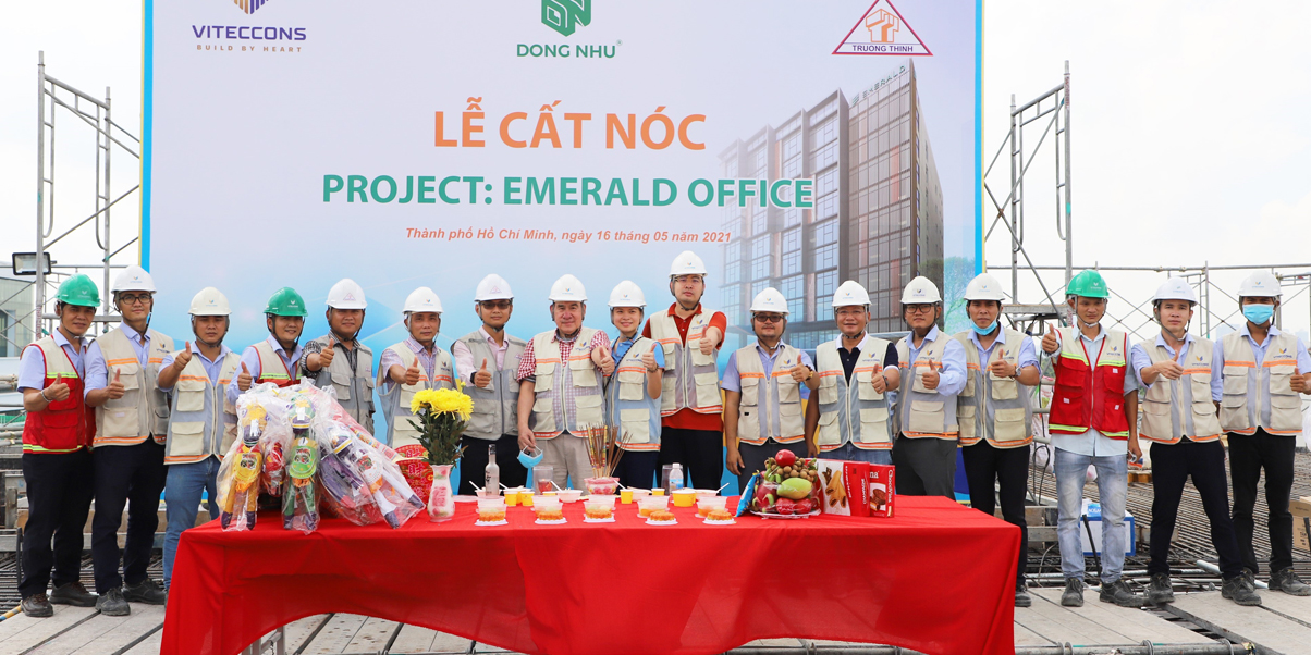 VITECCONS TOPS OUT THE PROJECT "EMERALD HOUSING AND OFFICE COMPLEX"
