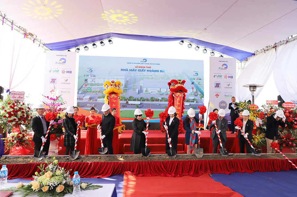 VITECCONS: HONORABLY PARTICIPATED IN THE GROUNDBREAKING CEREMONY OF PROJECT "HOANG HA PAPER FACTORY"