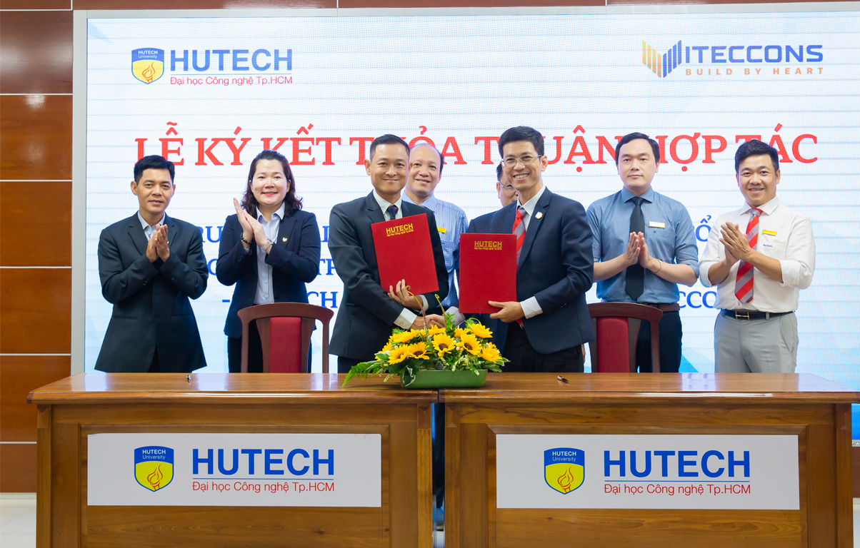 VITECCONS KÝ THỎA THUẬN HỢP TÁC VỚI TRƯỜNG ĐẠI HỌC CÔNG NGHỆ TP.HCM (HUTECH)