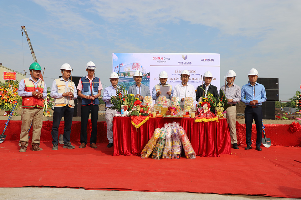 VITECCONS AND CENTRAL RETAIL CELEBRATED THE GROUND-BREAKING CEREMONY FOR GO! THAI BINH COMMERCIAL CENTER