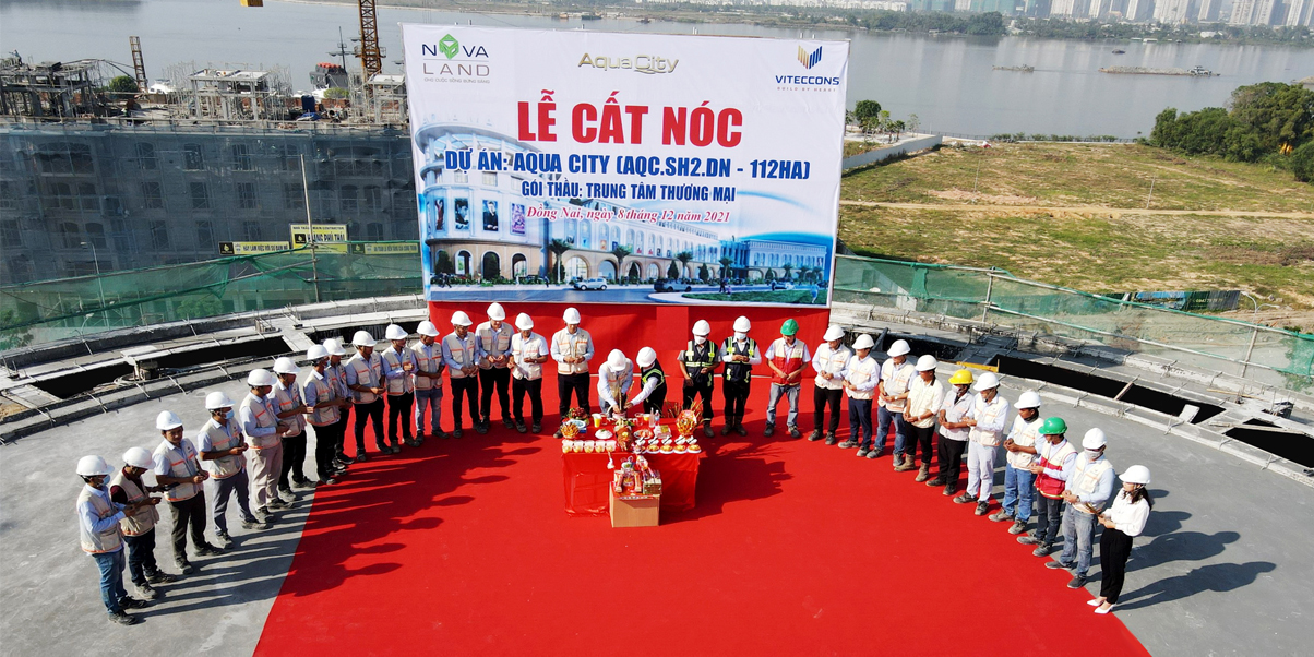 VITECCONS COMPLETES TOPPING UP THE "COMMERCE CENTER" OF THE AQUA CITY PROJECT